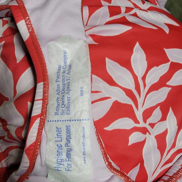 NWT All in Motion Red Lilac Floral Bikini Swim Bottoms Size 24W-26W - Picture 8 of 8